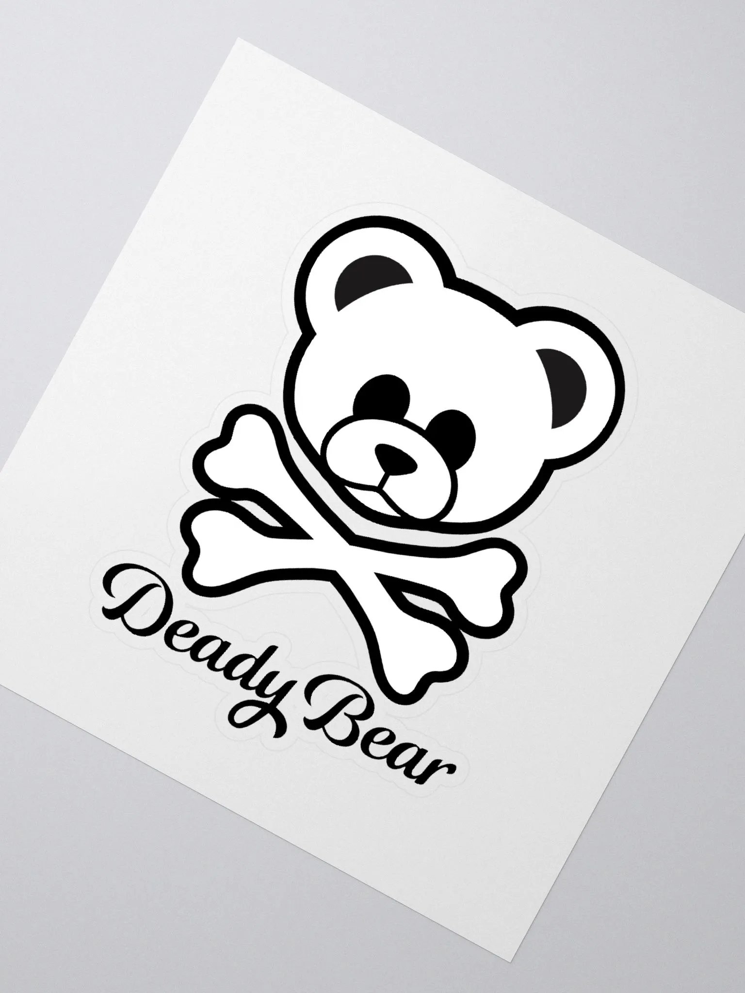 Cute & Edgy Deady Bear Kiss-Cut Stickers product image (2)