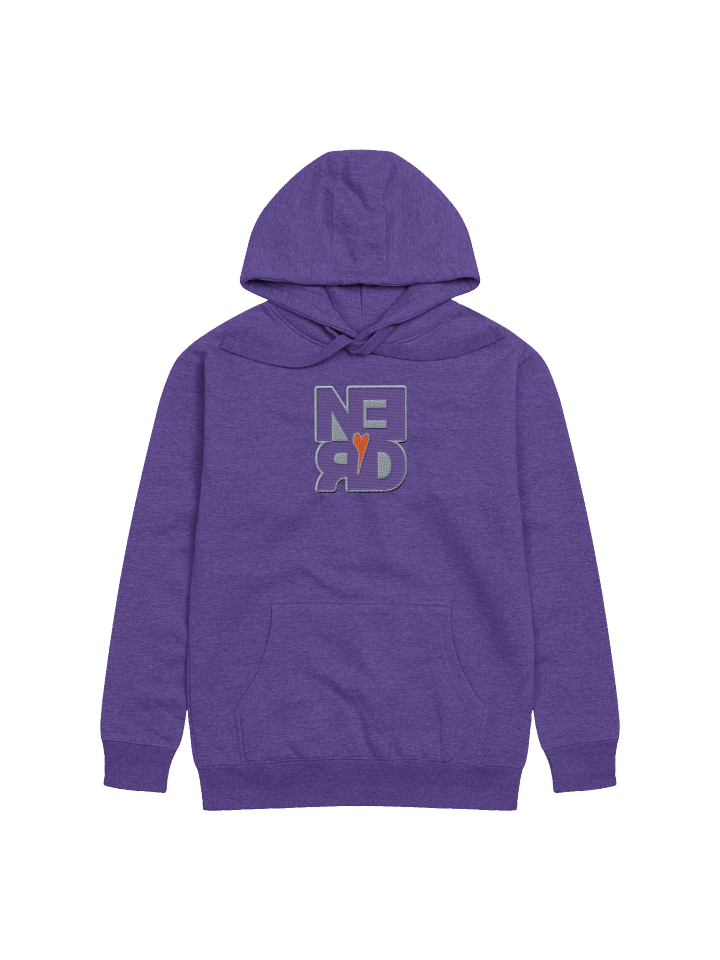 Nerd Heart Embroidered Hoodie (Streamer Edition) product image (14)
