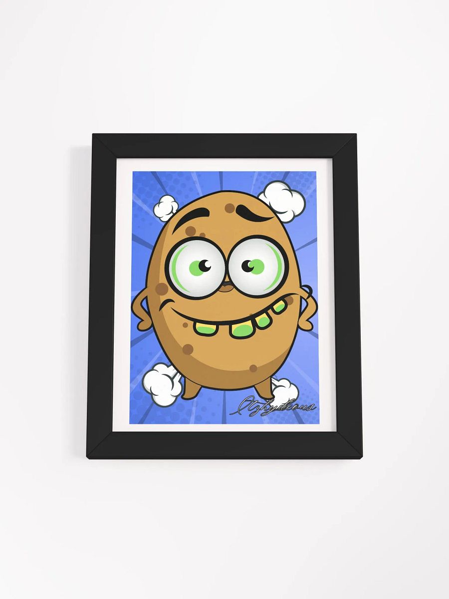 Spud-tacular Cartoon Character Matte Poster product image (1)