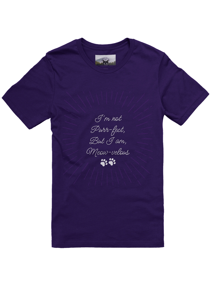 NOT PURRFECT, I'M MEOWVELOUS TEE product image (1)