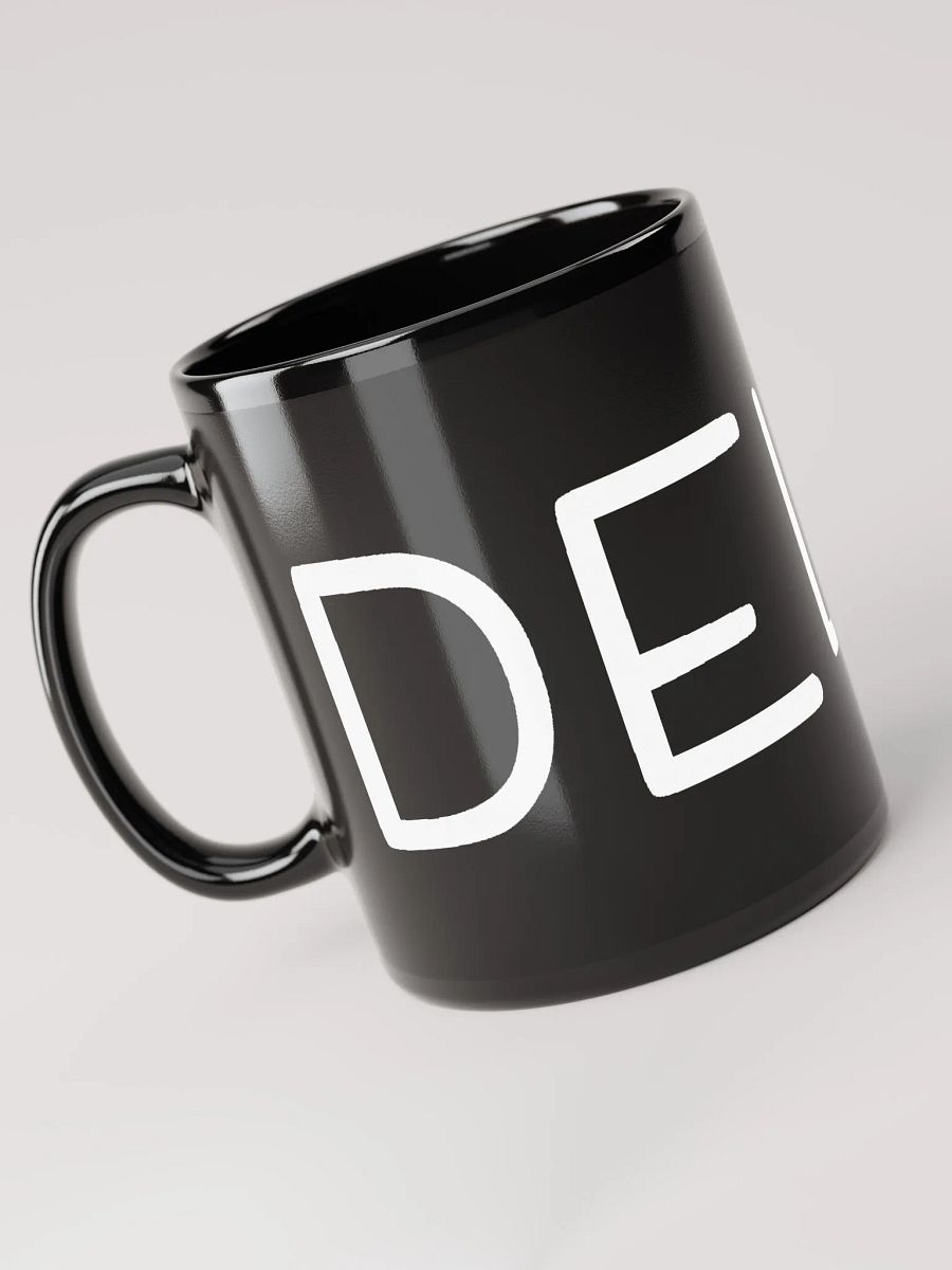 DELTA Mug Text Wht/Blk product image (5)
