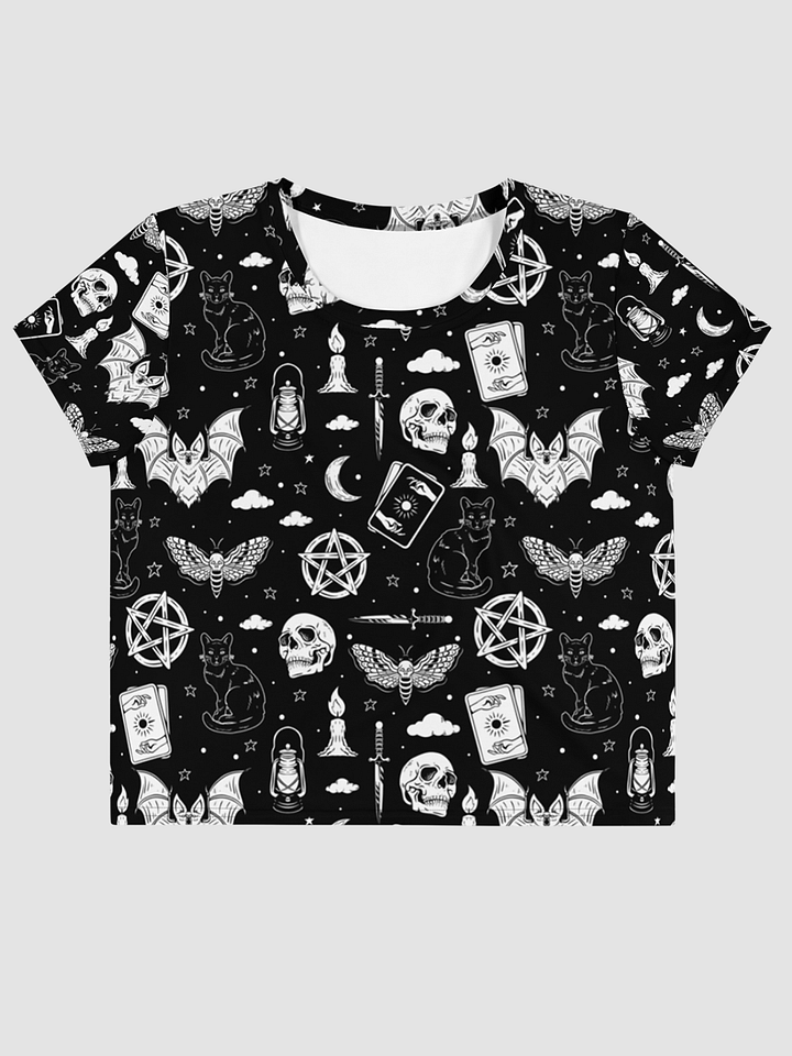 Resting Witch Face - Crop Tee product image (1)