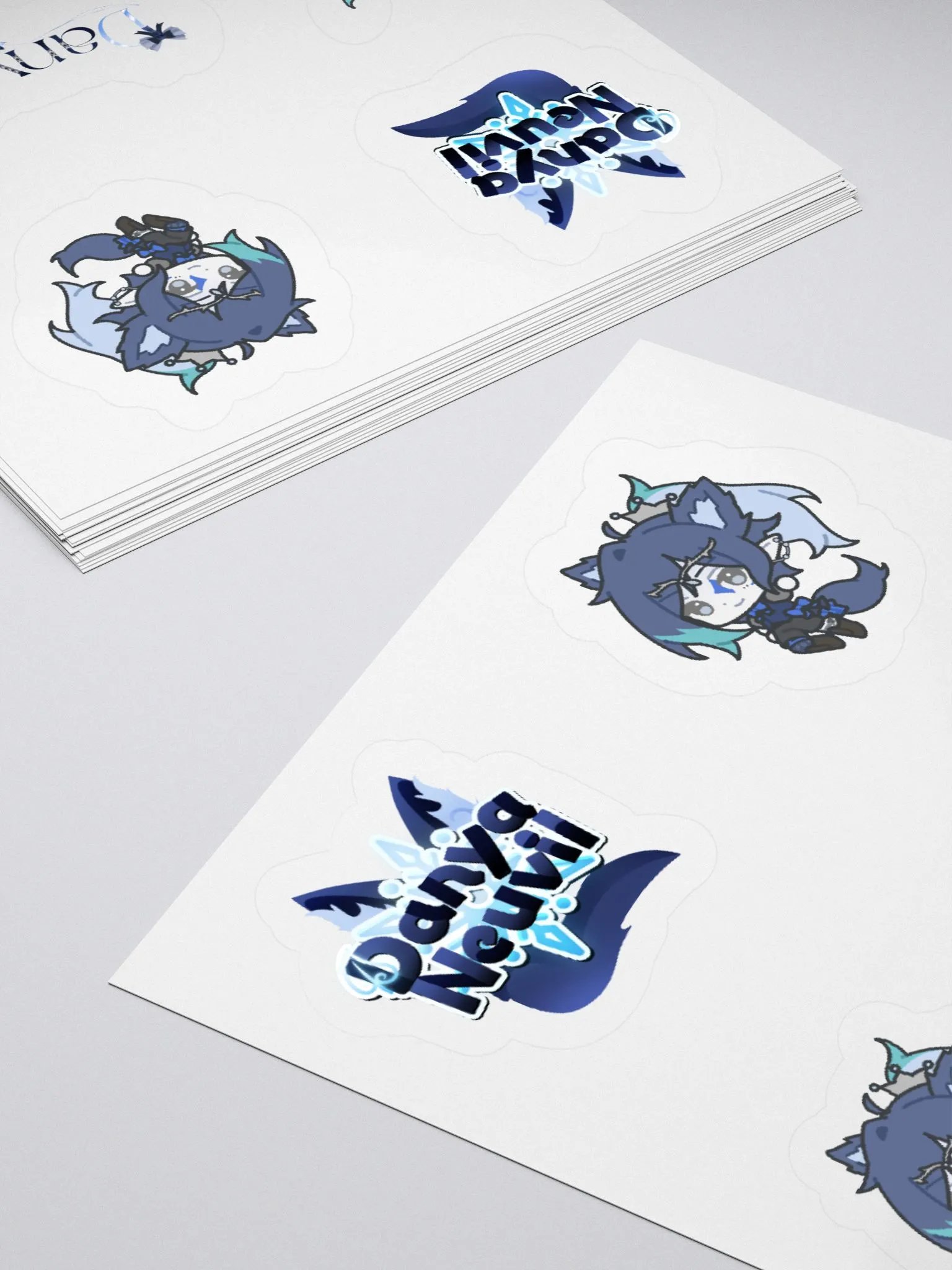 Logo and chibi stickers ! product image (4)