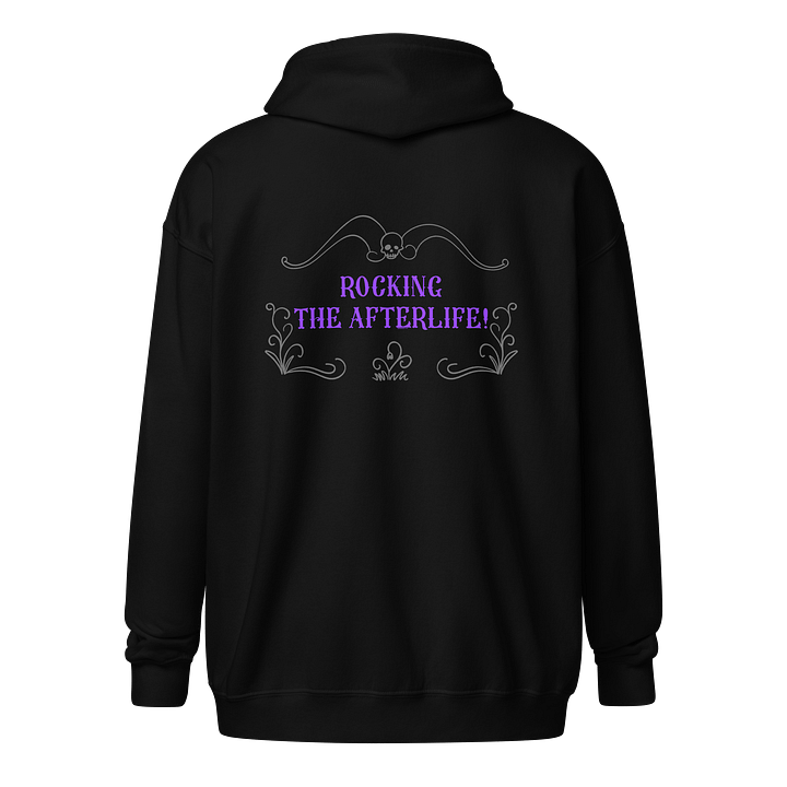 [UM} Bear Rocking the Afterlife - Unisex Graphic Zip Hoodie product image (1)
