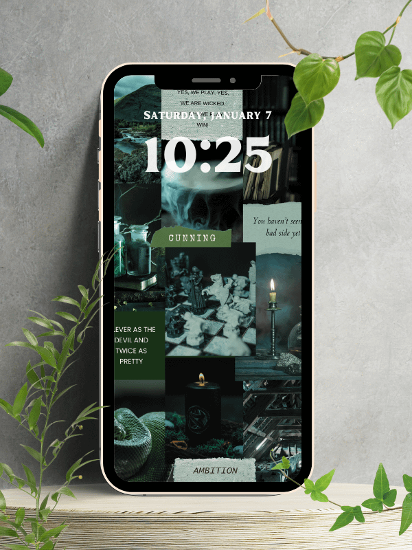 FREE Hogwarts Houses Aesthethic Collage Harry Potter Phone Wallpaper Bundle I 4K Quality Bundle product image (5)