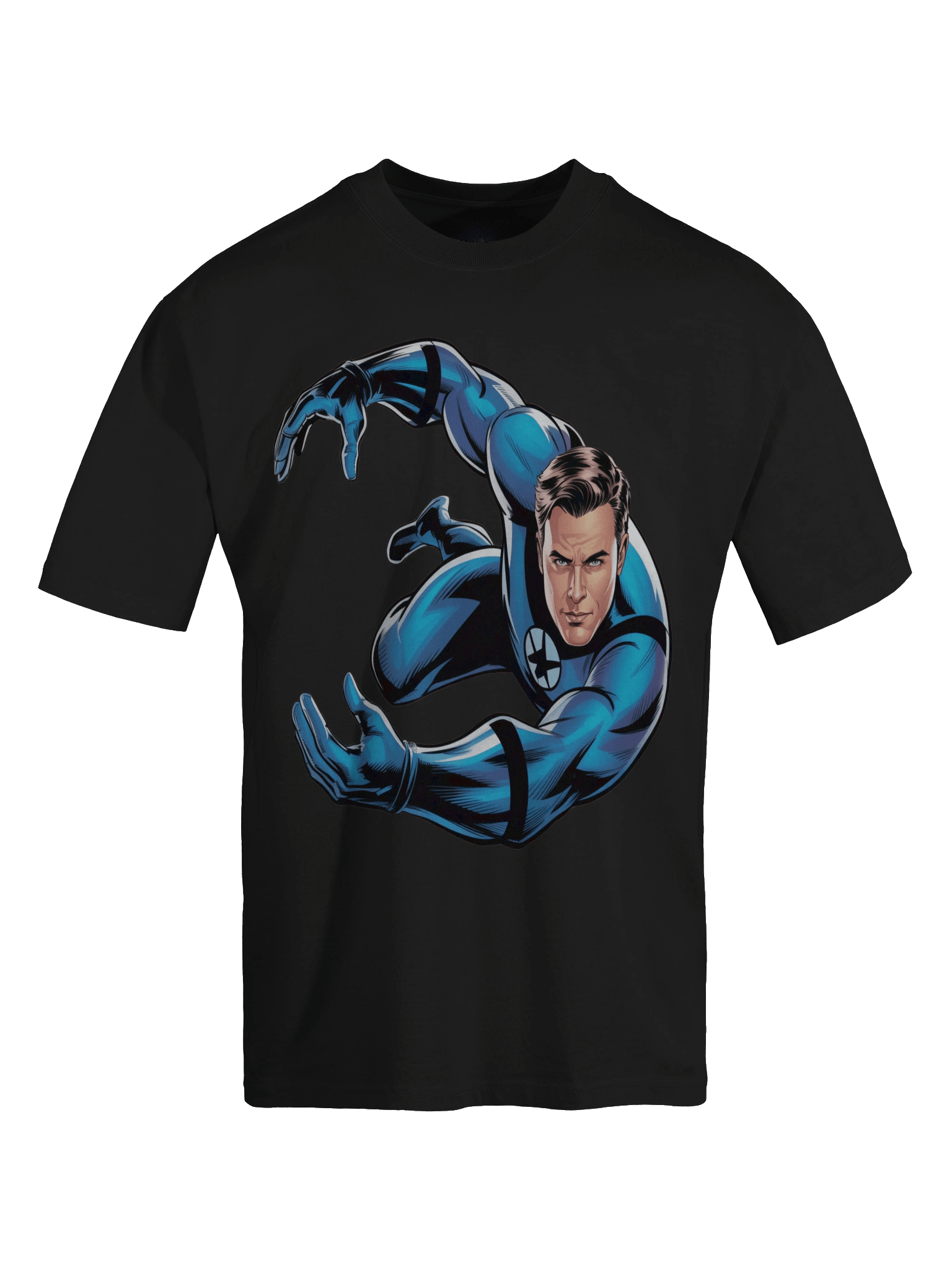 Mister Fantastic Dynamic Flex Oversized Faded T-Shirt – Azure Limb Labyrinth product image (1)