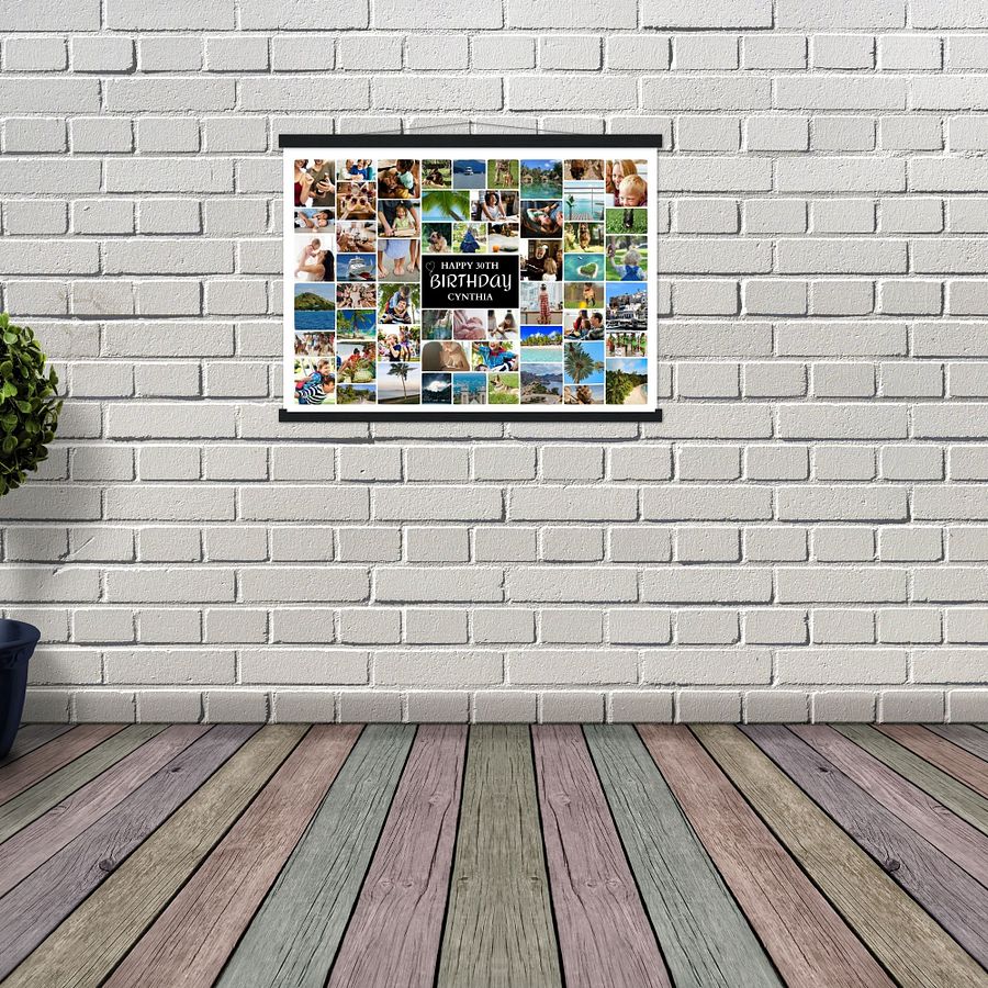 Birthday Photo Collage for 56 Photos Canva Template product image (5)