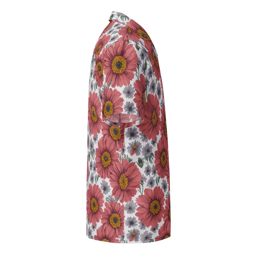 Floral Pattern Gerbera Flowers Hawaiian Shirt product image (4)
