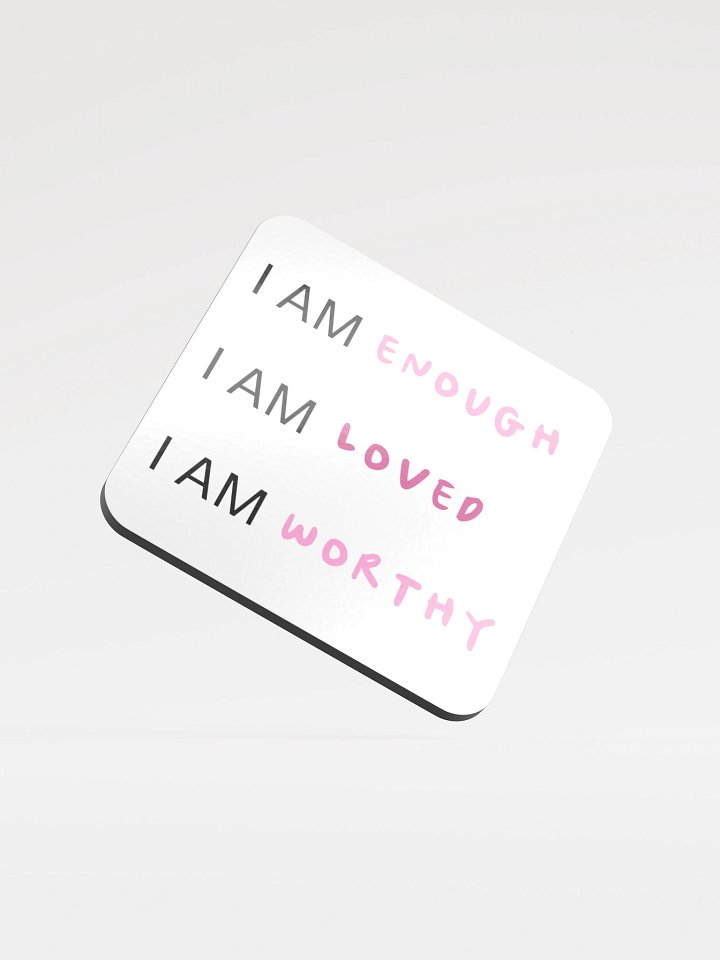 I am loved coaster product image (1)