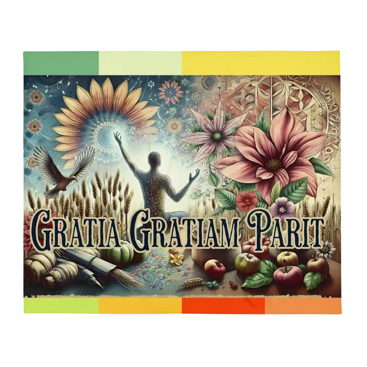 Gratia Gratiam Parit Blanket product image (1)