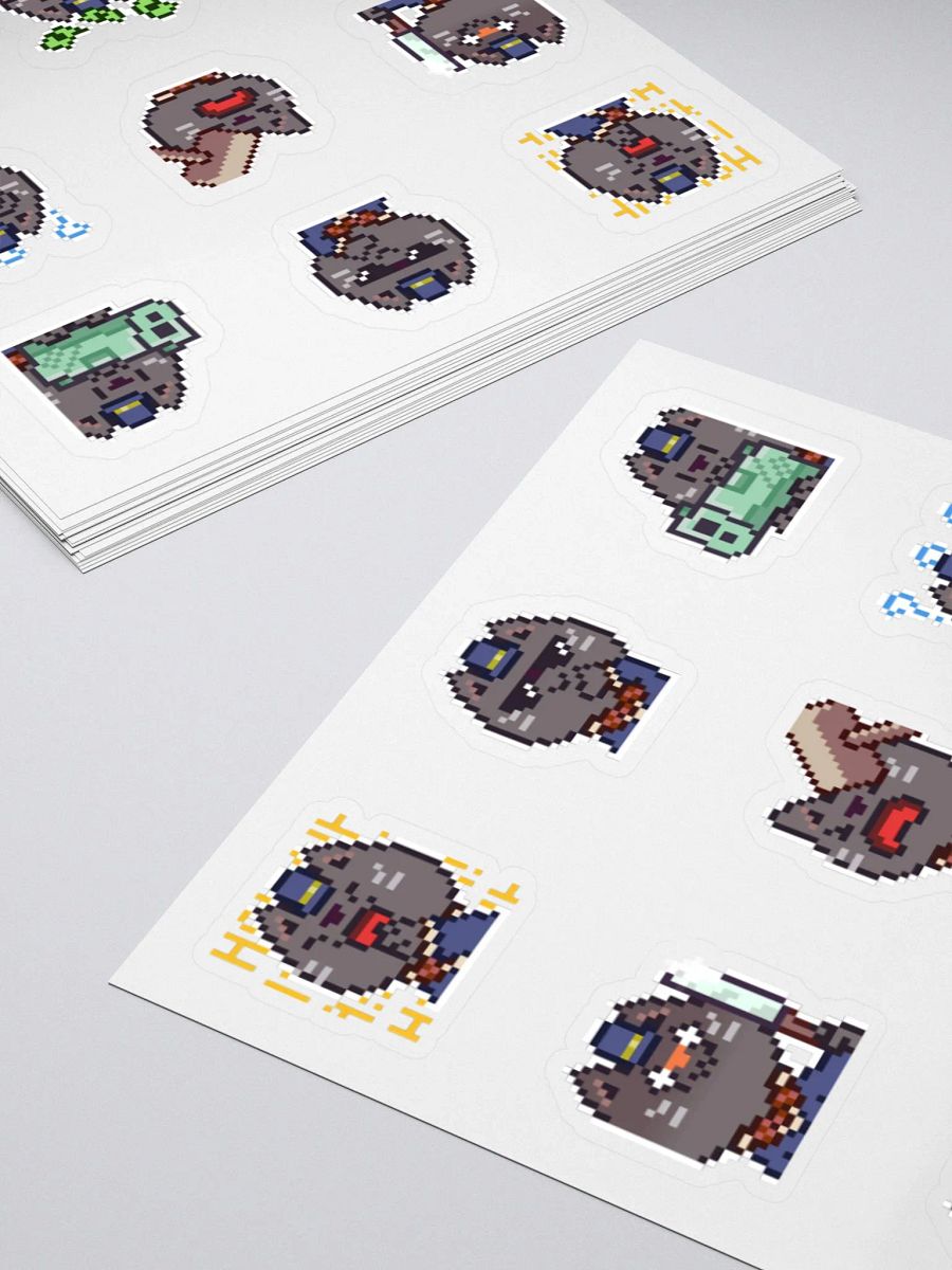The Business Cat Emote Sticker Sheet #2 product image (11)