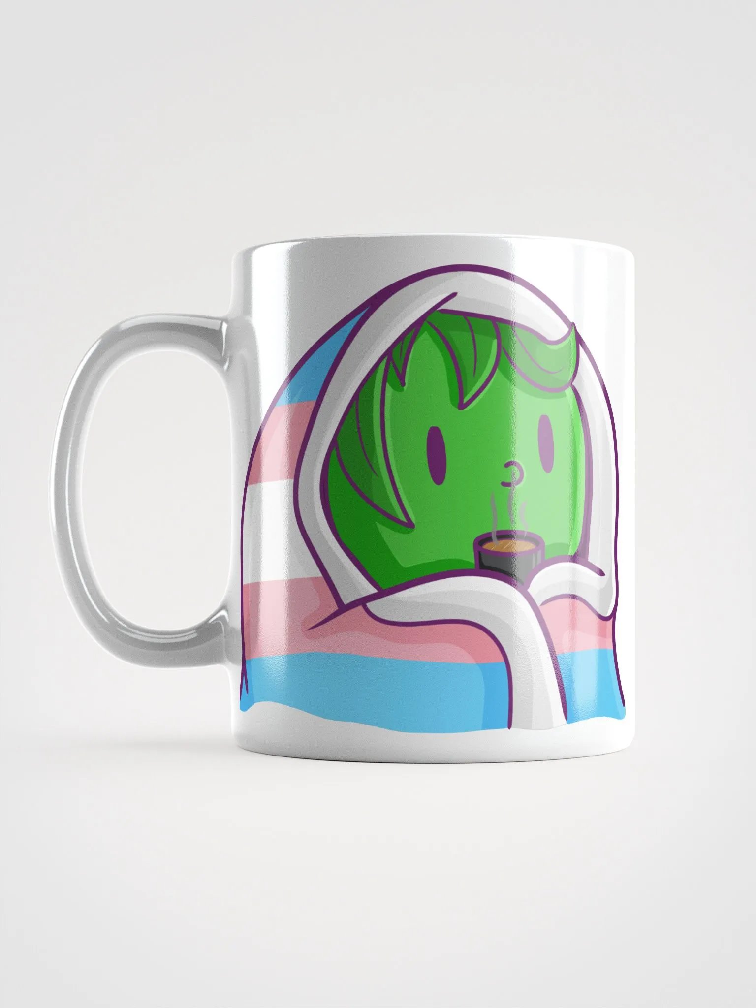 Trans Pride Cuddler Mug | Art by Duck product image (6)
