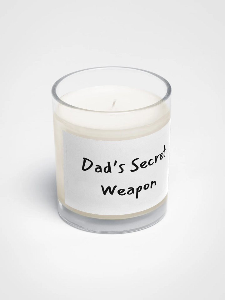 "Dad's Secret Weapon" Meme Candle product image (2)