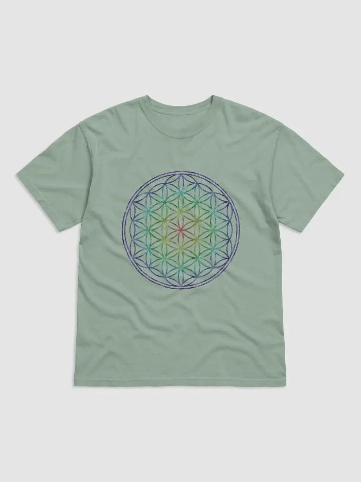 Flower of Life Garment-Dyed Heavyweight T-Shirt product image (1)