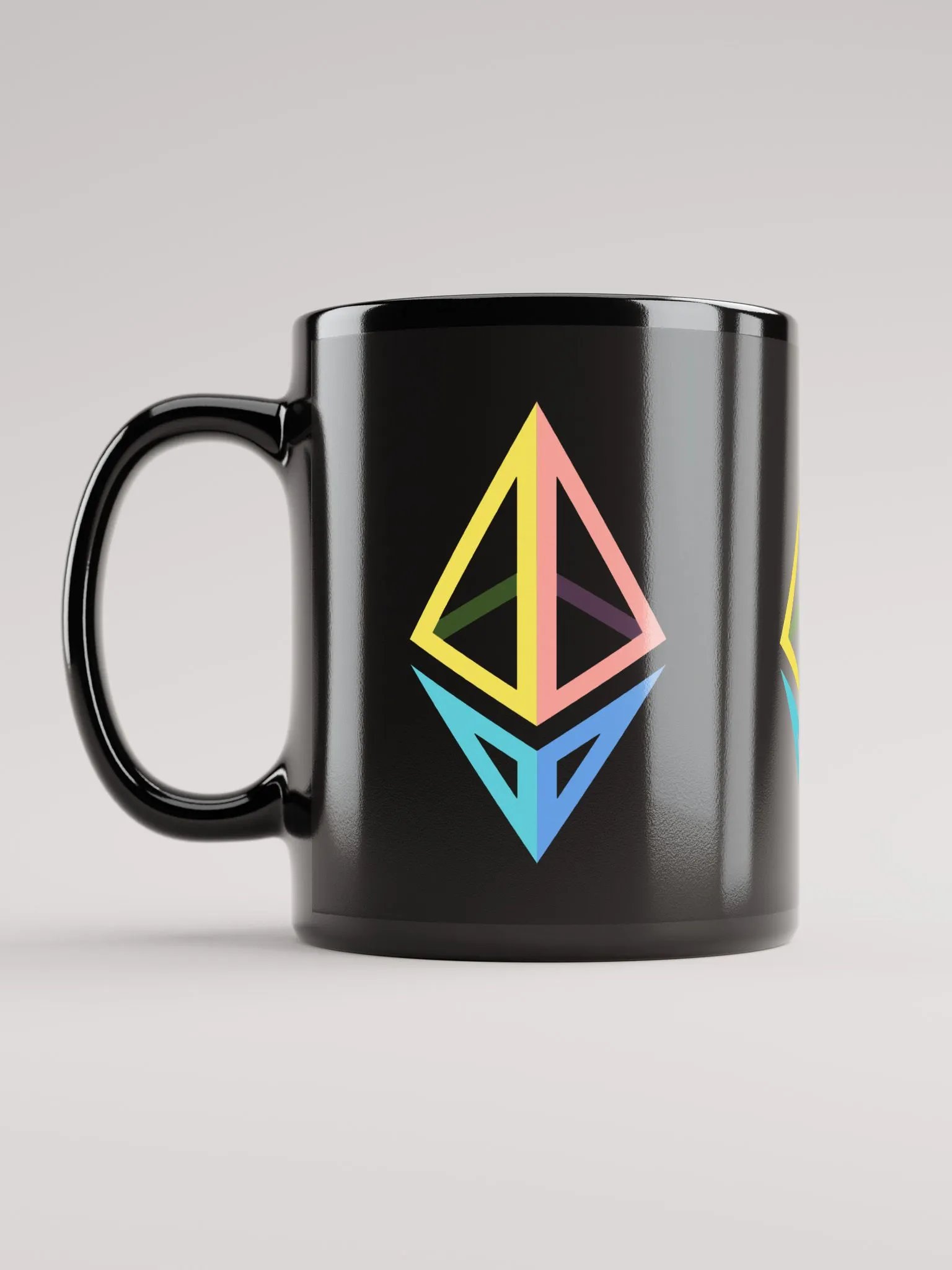 Ethereum Logo Black Mug product image (1)