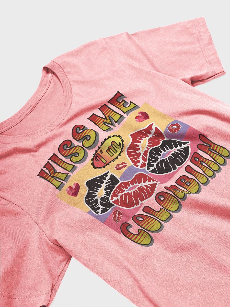 Kiss Me I'm Colombian Flag T-Shirt product image (44)