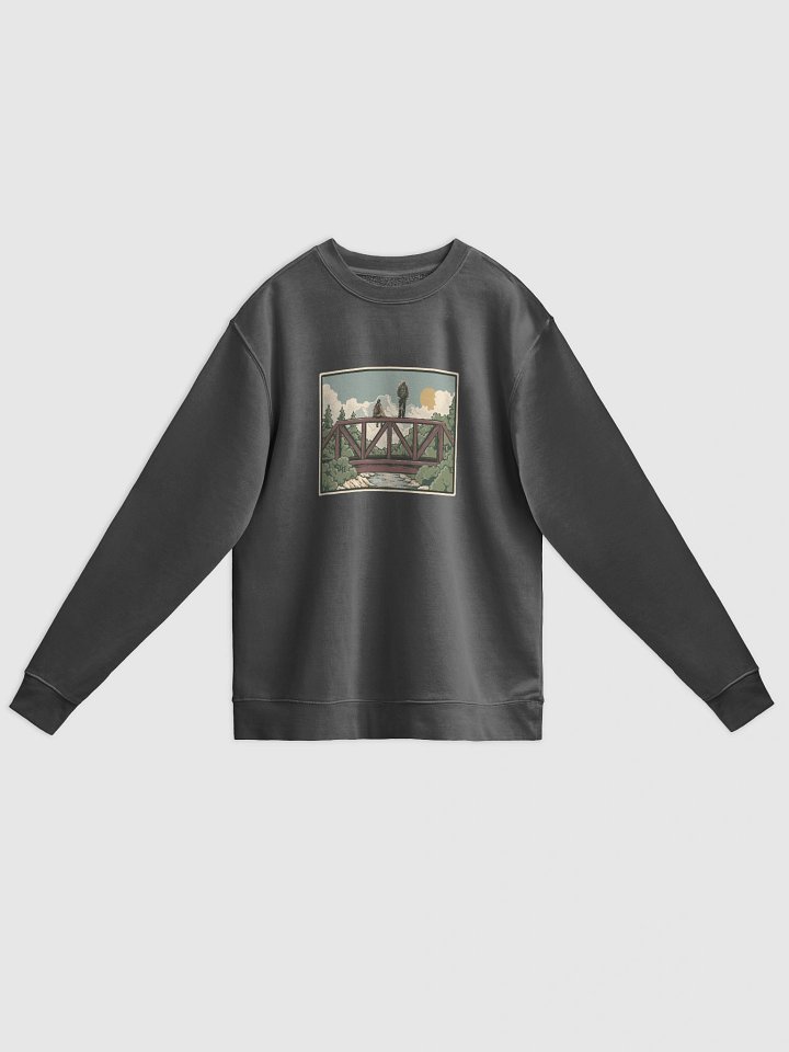 Pigment Dyed Unisex Sweatshirt (You jump, I jump.) product image (1)