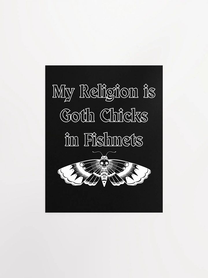 my religion is goth chicks print product image (7)