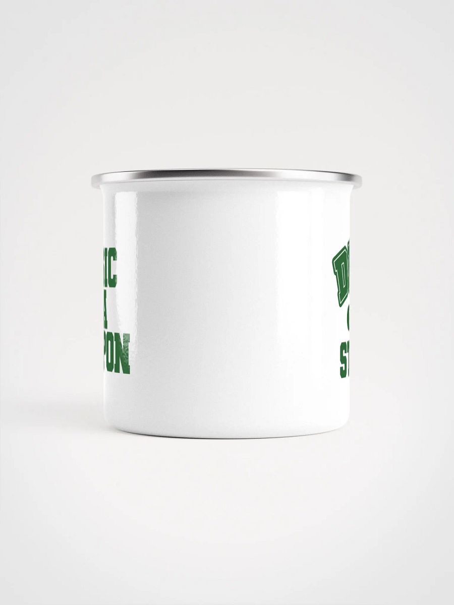 Deep State Varsity Enamel Mug product image (4)