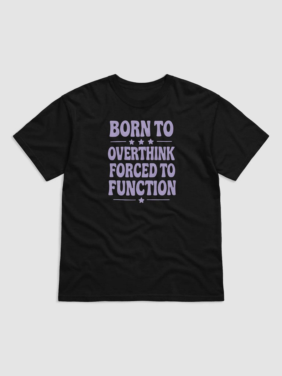 Overthinker's Anthem Purple Tee product image (3)