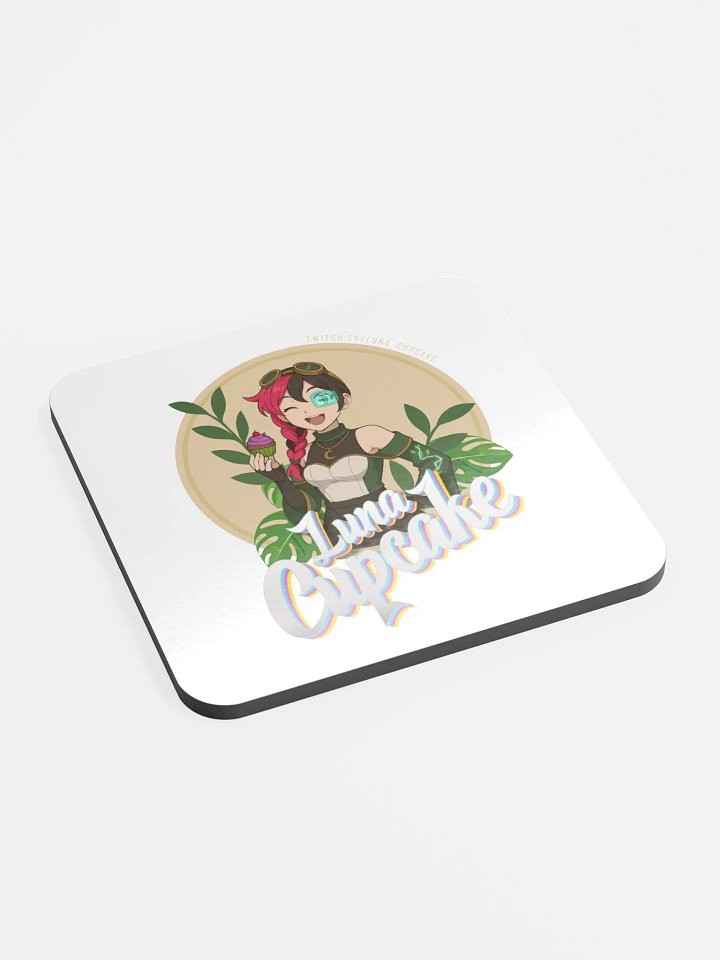 Luna's Solarpunk Cupcake Coaster product image (2)