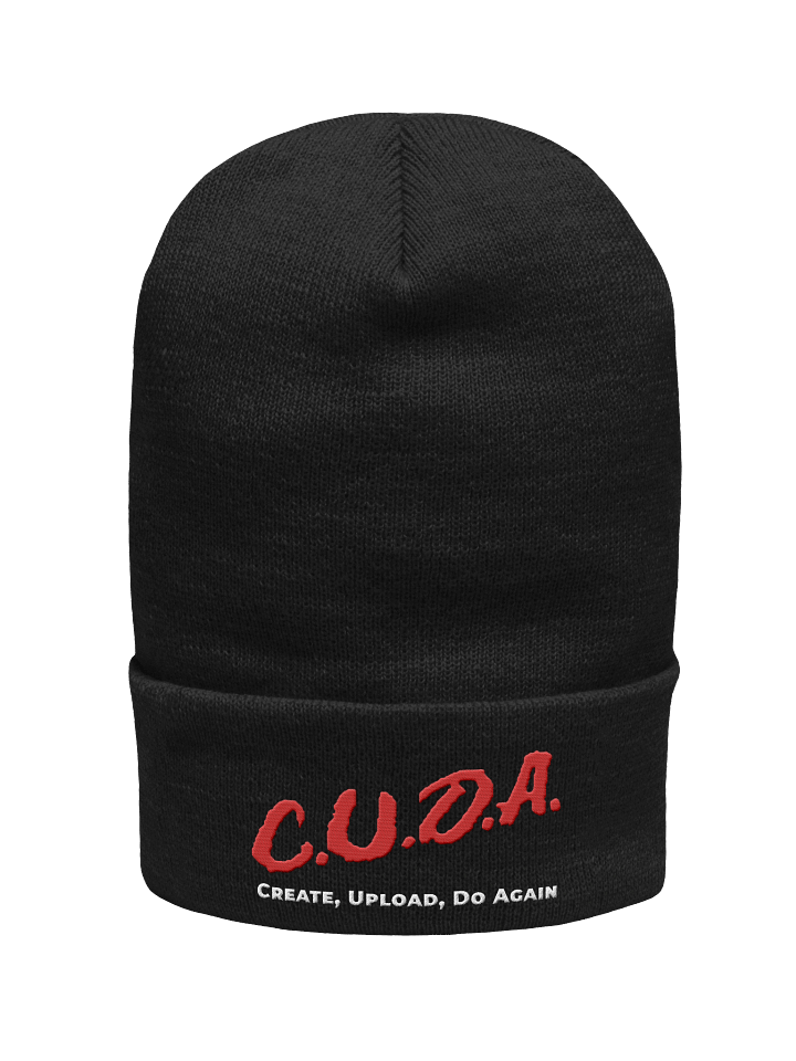 C.U.D.A. Red Cursive Beanie product image (5)