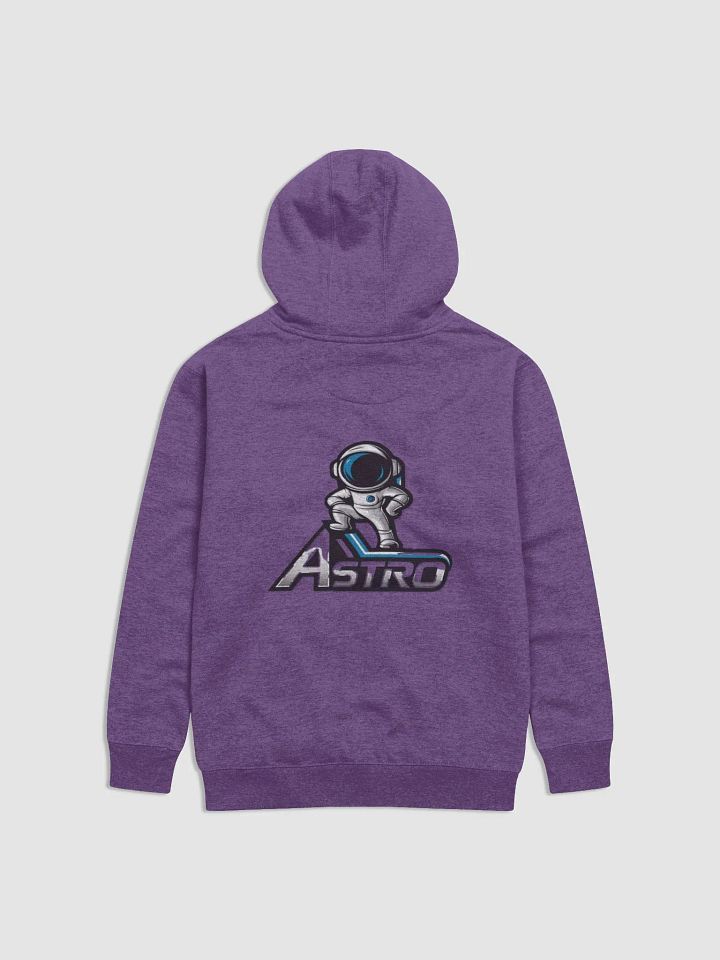 Premium unisex hoodie with confident astronaut design and futuristic 'Astro' print. Made with soft cotton blend for a cosmic style statement. product image (1)
