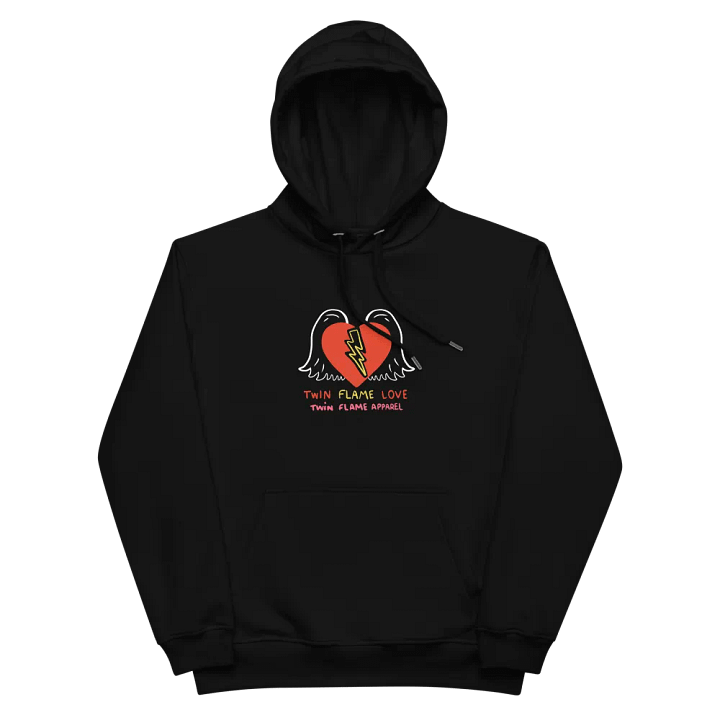 'Electric Love' Organic Cotton Eco Hoodie product image (2)