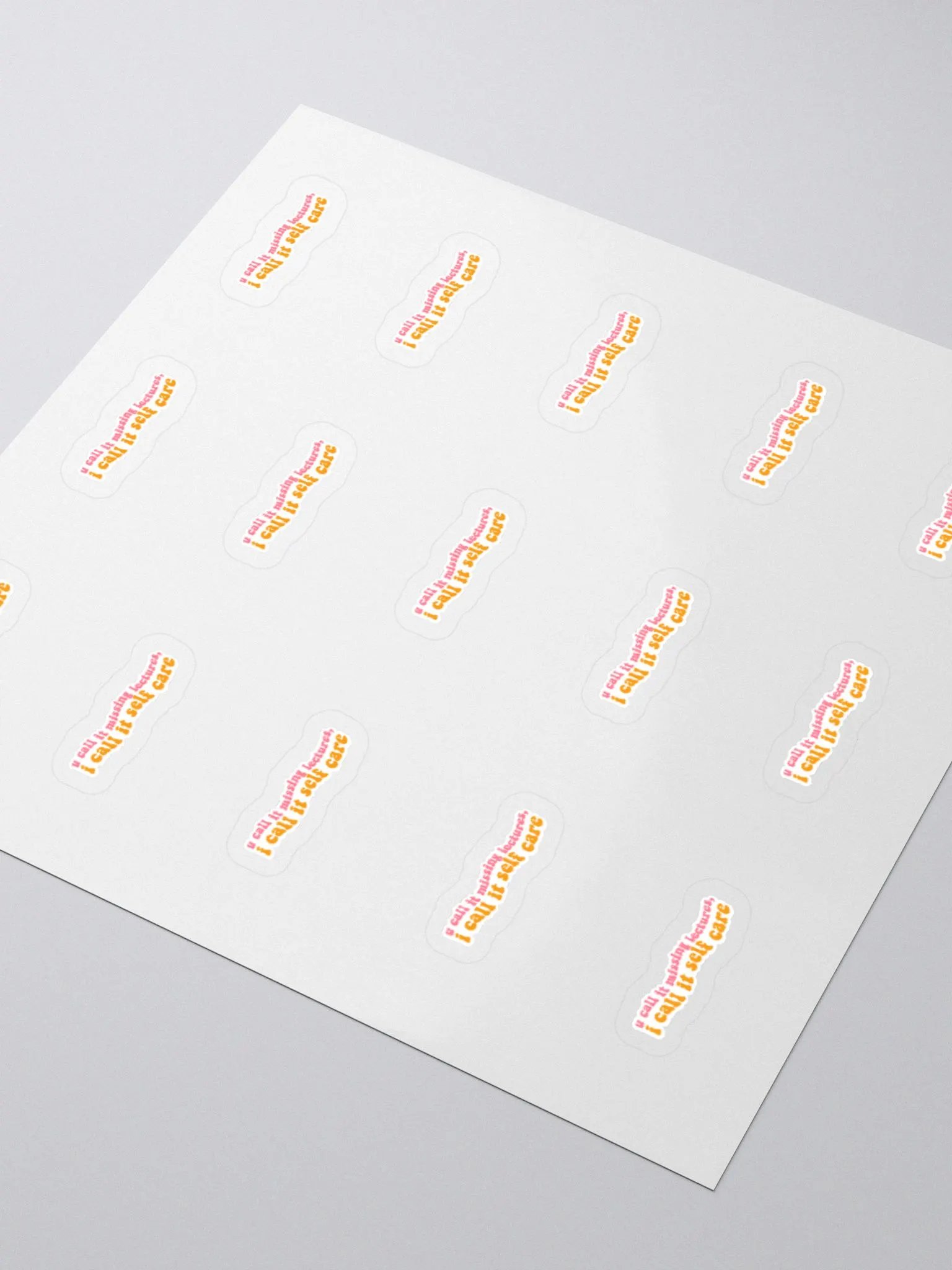 Self Care Sticker (SMALL Sheet) product image (3)