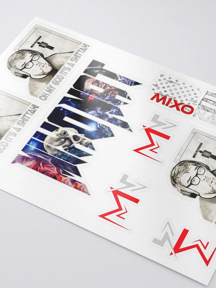 MixoNat 5.83″×8.27″ Sticker Sheet product image (3)