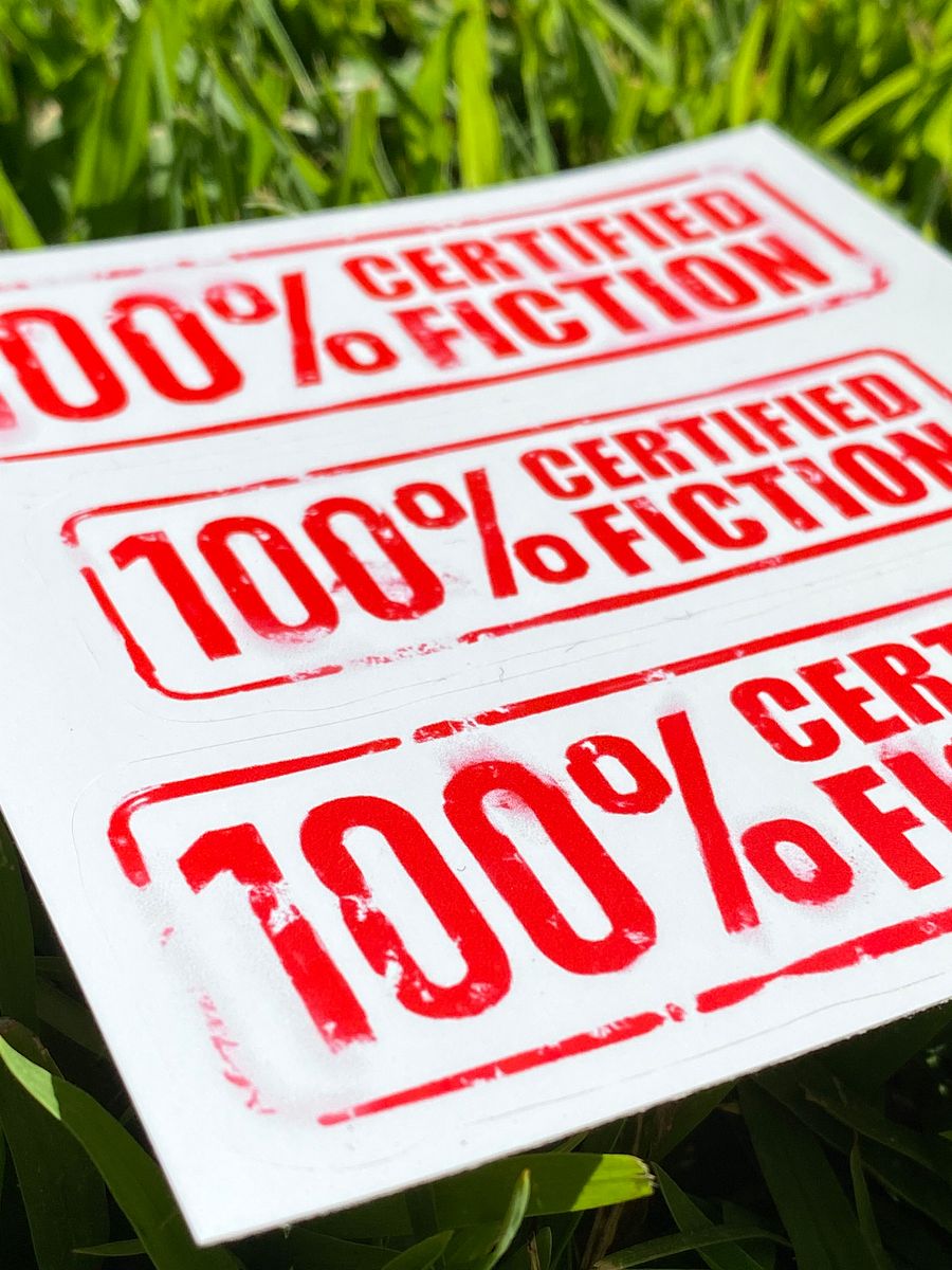 100% Certified Fiction - STICKER TRIO product image (4)