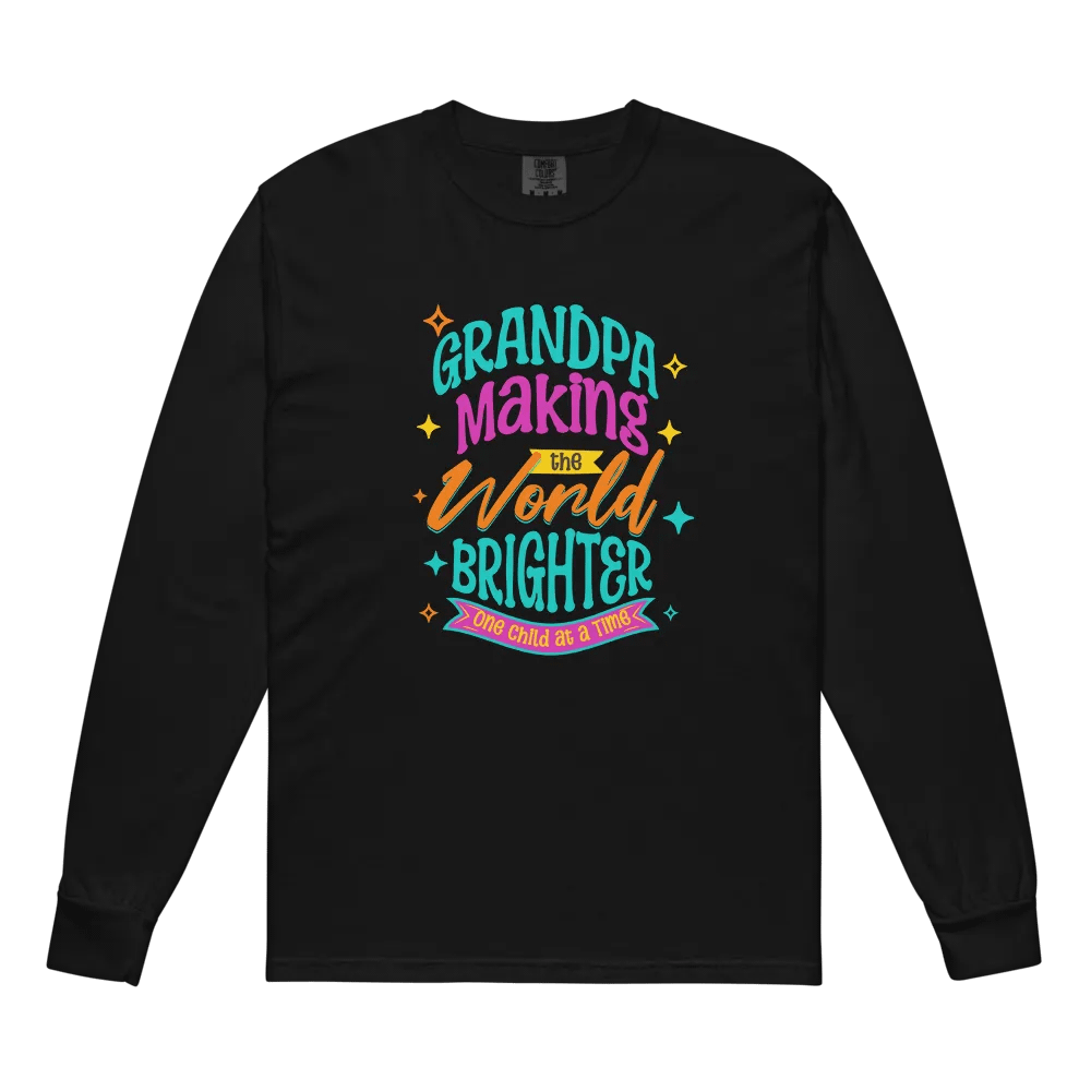 Grandpa's World Brightener Long Sleeve Shirt product image (2)