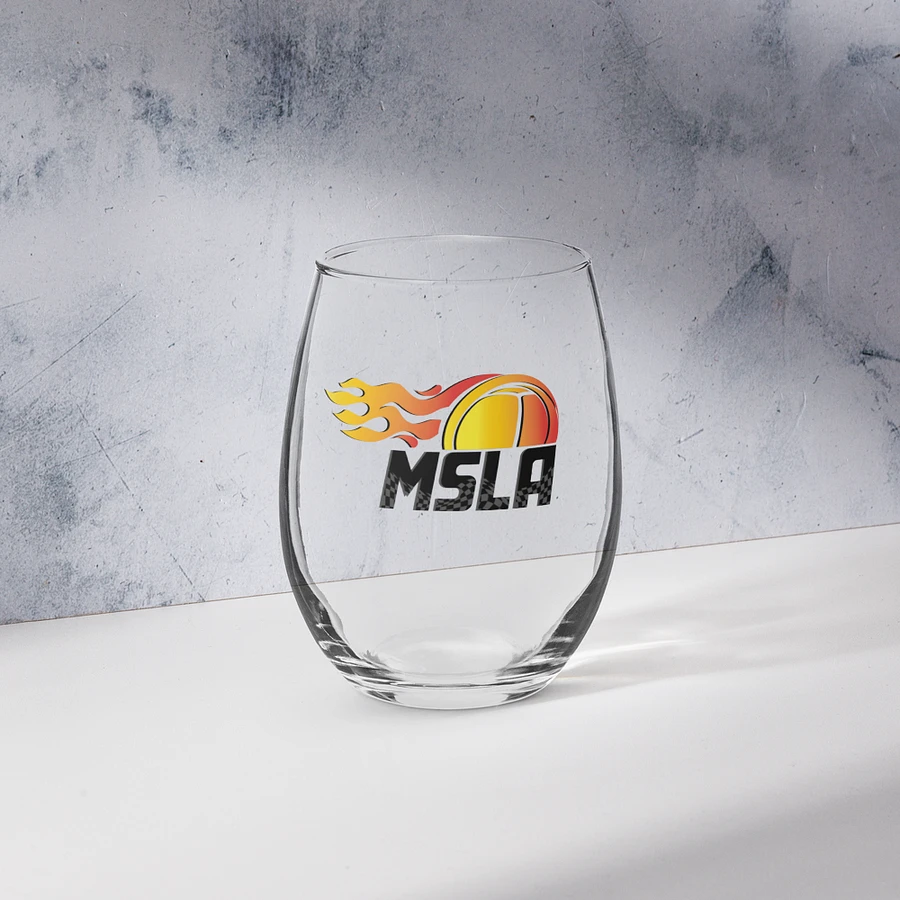 MSLA Logo Stemless Wine Glass product image (7)