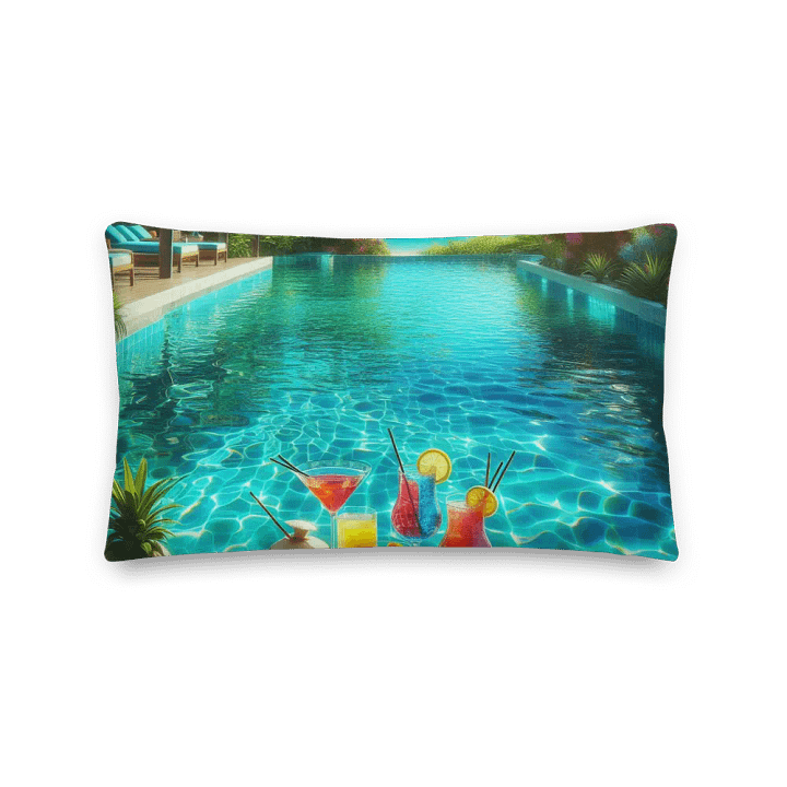 Tropical Oasis All-Over Print Pillow | Ai Design product image (2)