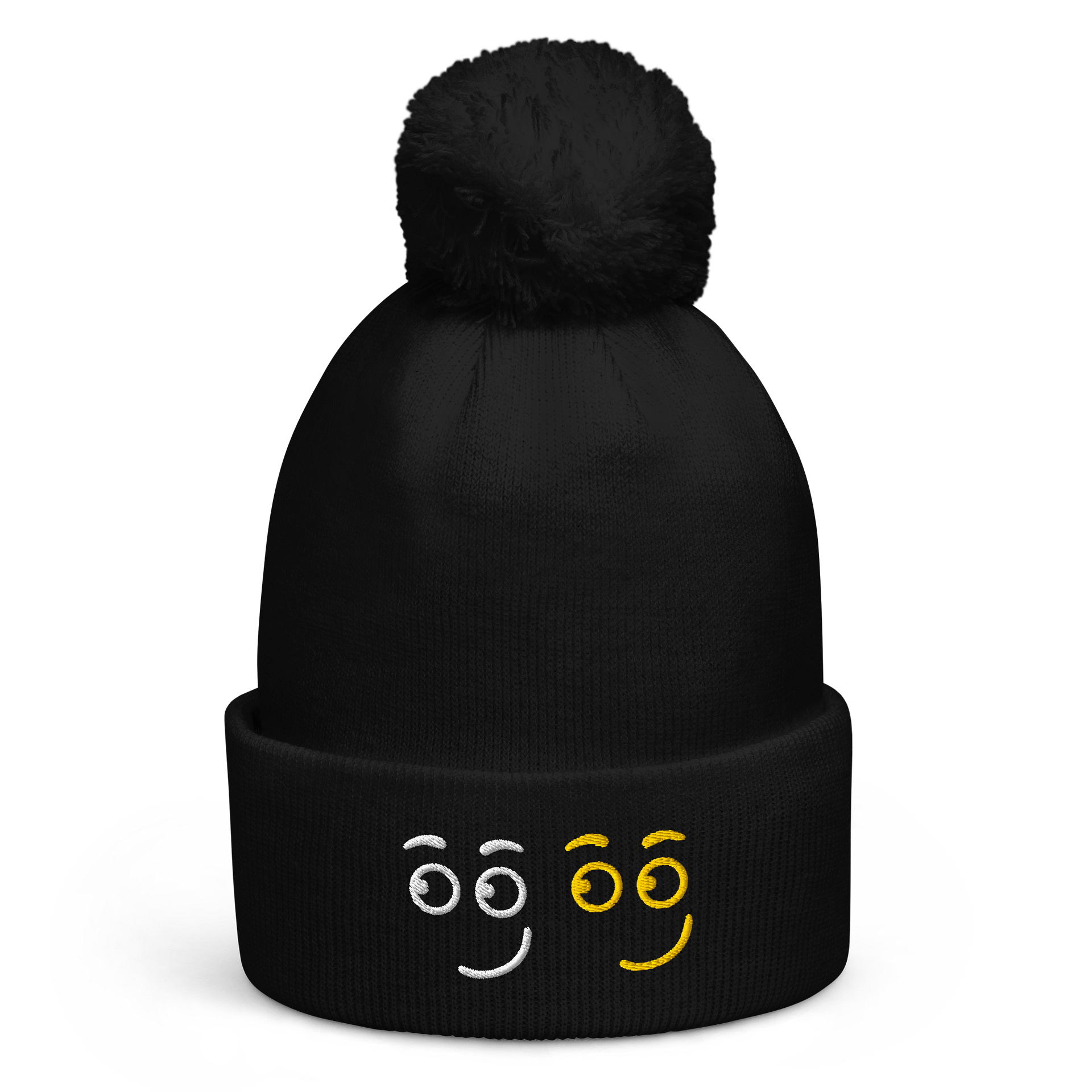 Smiley Smiley Pom Pom Beanie product image (1)
