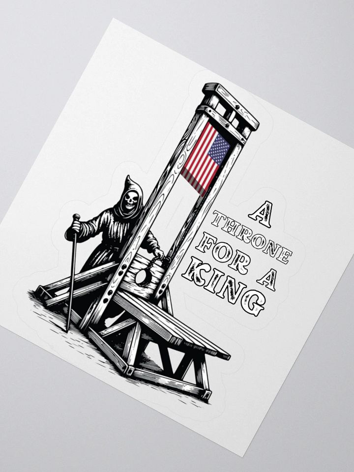 LIMITED - JUNE 2025 - FLAG DAY - NO KINGS STICKER product image (5)