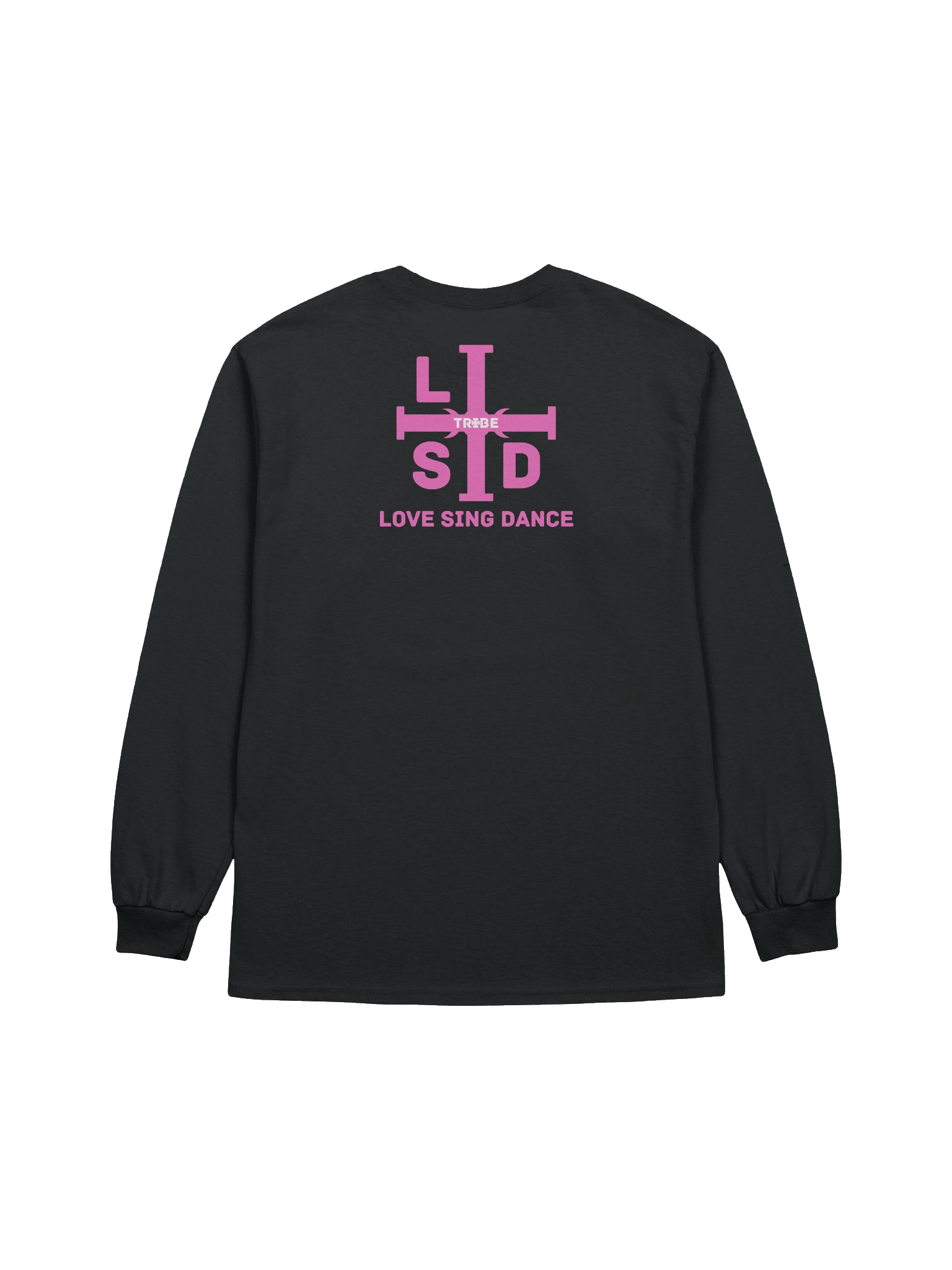 LSD TRIBE "Love Sing Dance" Mystic Long Sleeve Tee {Pink Emblem} product image (4)