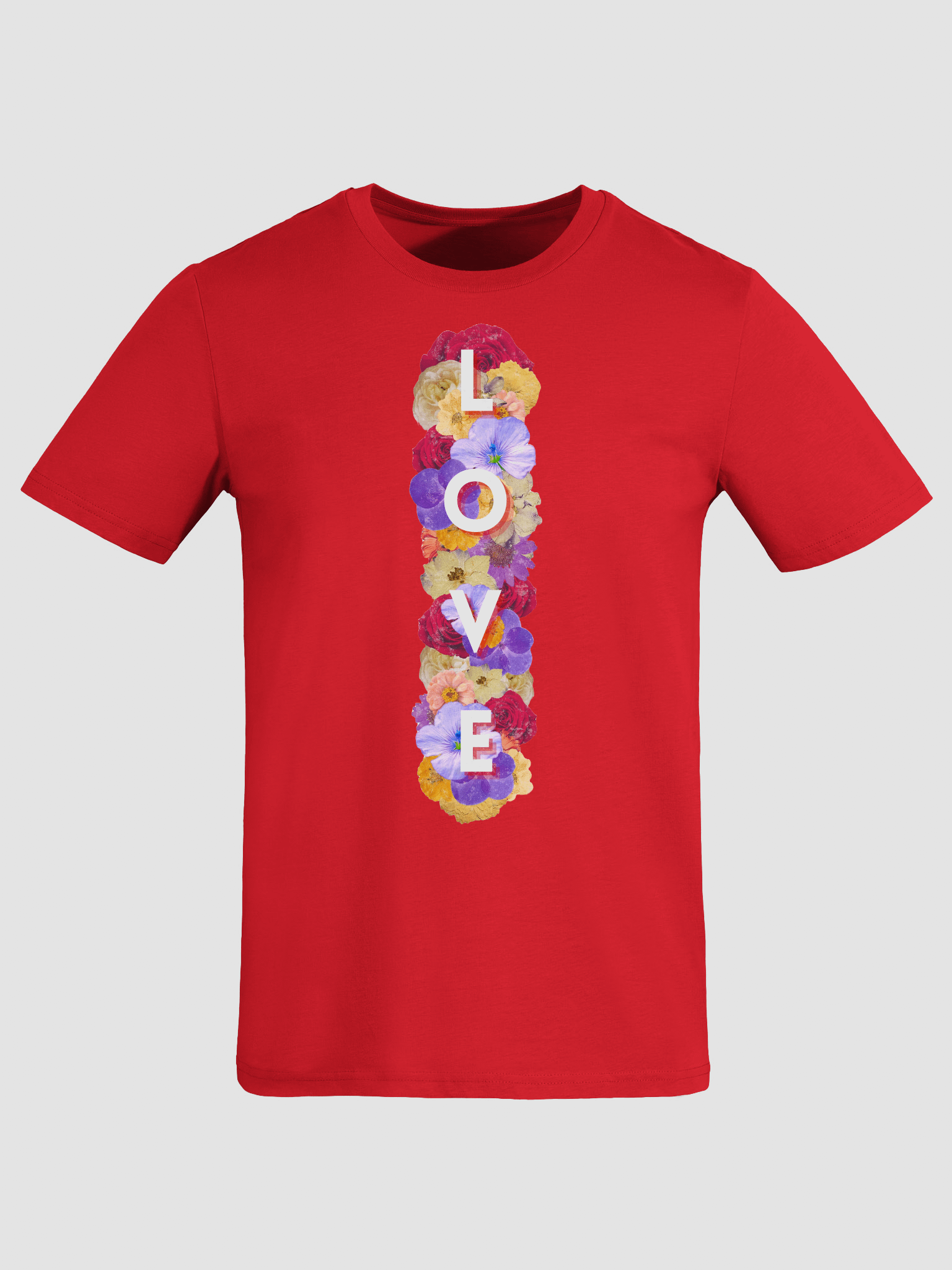 Floral LOVE Organic T-Shirt product image (2)