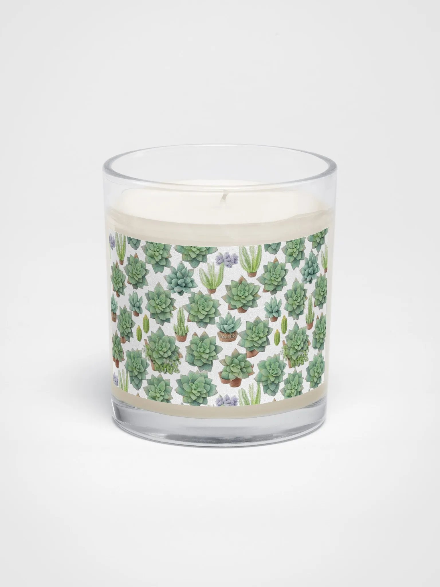 Succulent Pattern, Candle product image (1)