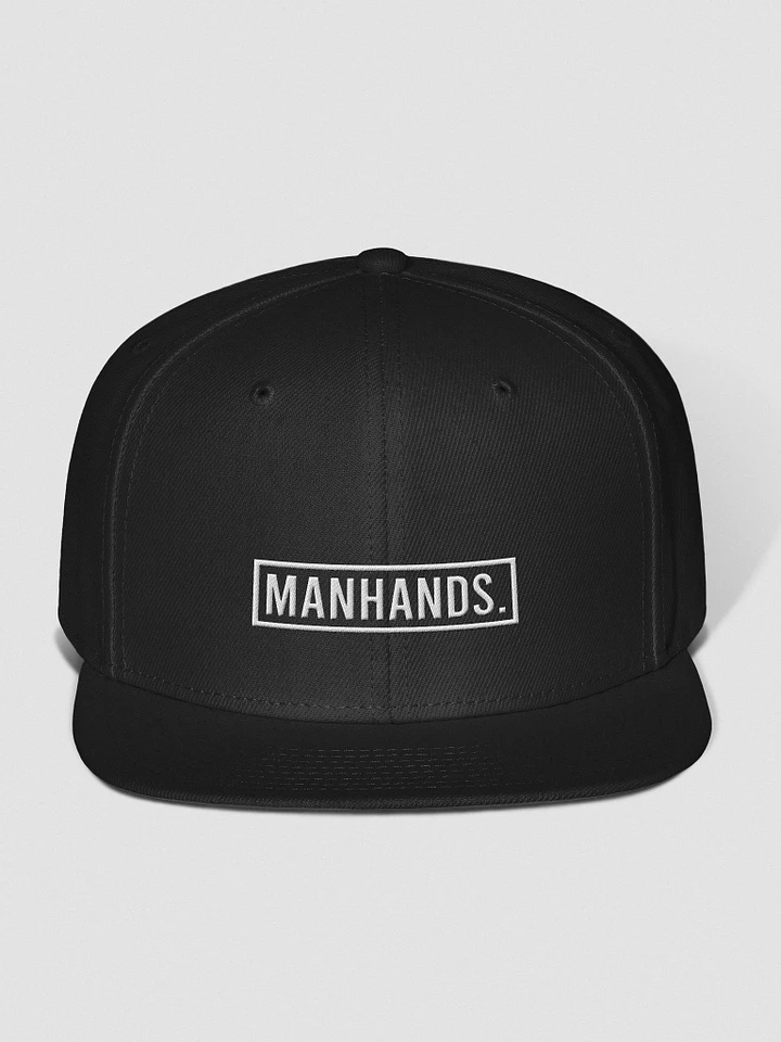 Otto Wool Blend Snapback Cap by MANHANDS. (White Logo Variant) product image (1)