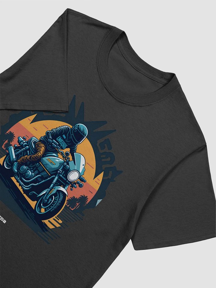 Retro Motorcycle Sunset - Tshirt product image (1)
