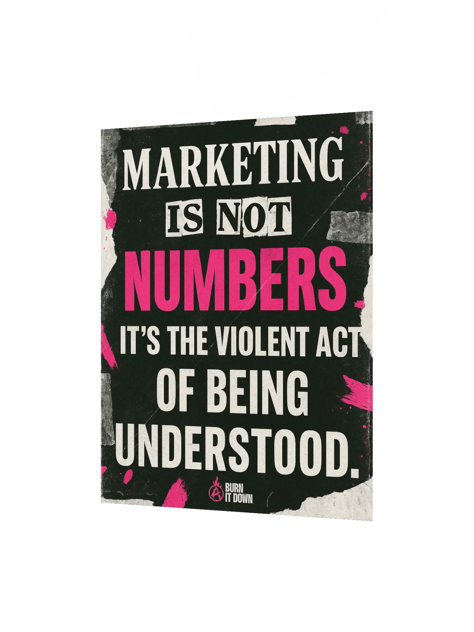 "The Violent Act of Being Understood" // 001 Poster product image (4)