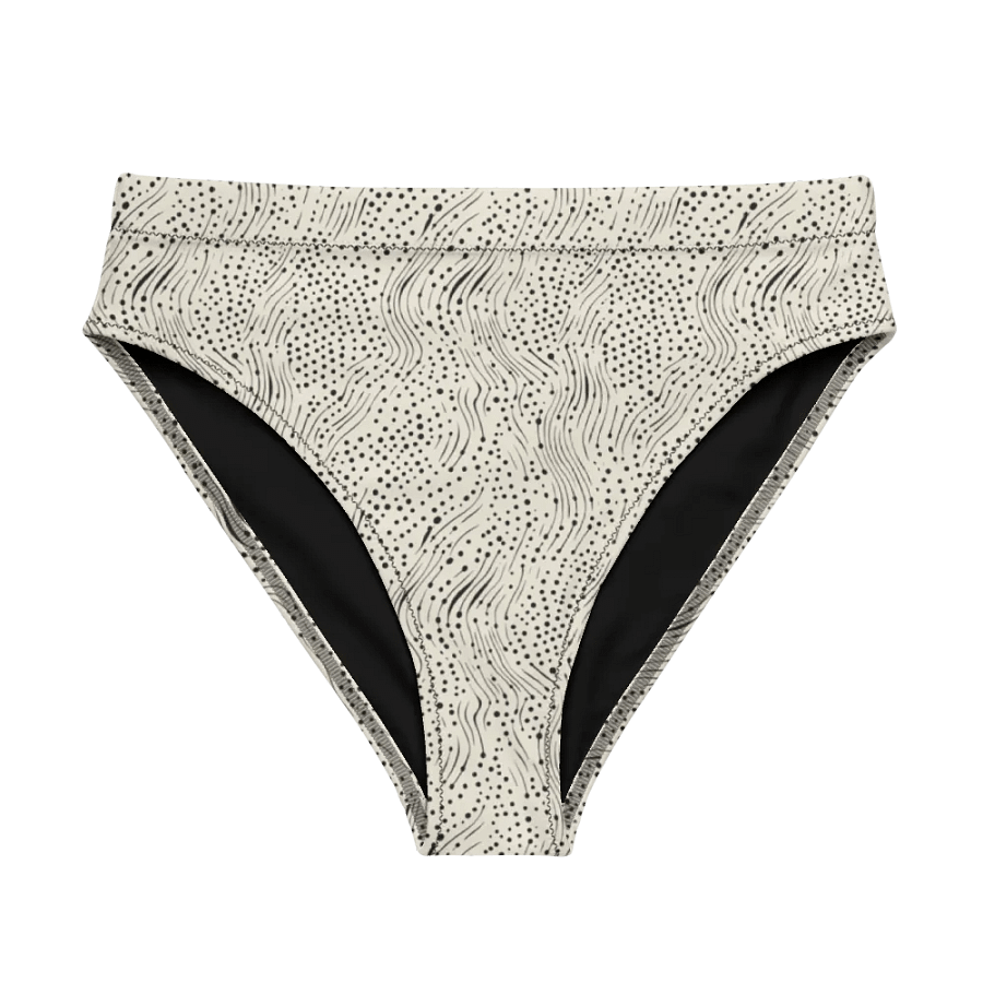 Midnight Drift High-Waisted Bikini Bottoms – Effortless Power product image (1)
