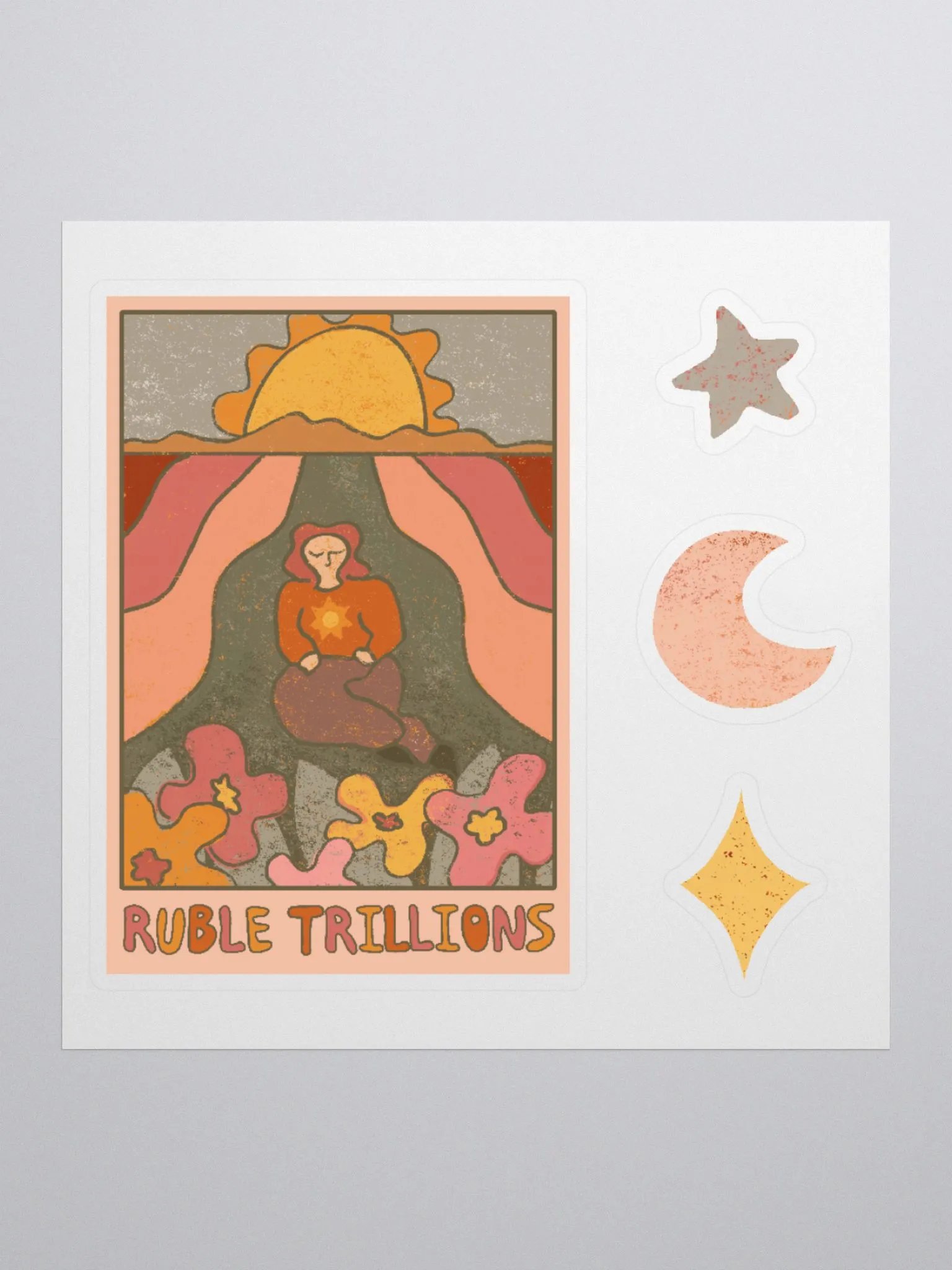 The Sun + Celestial Sticker Set product image (2)