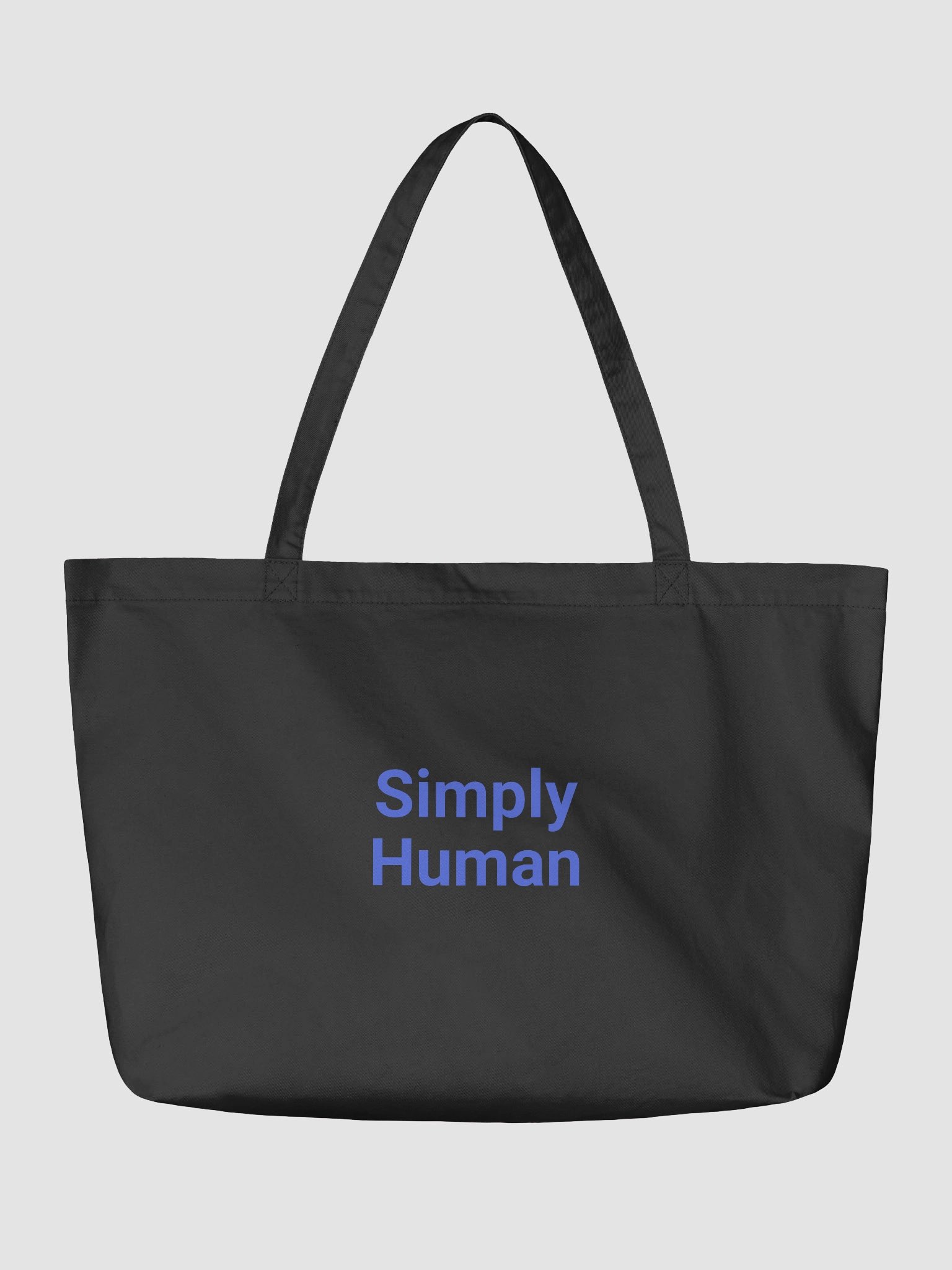 “Simply Human” My Vibe Black Tote Bag #2 product image (2)