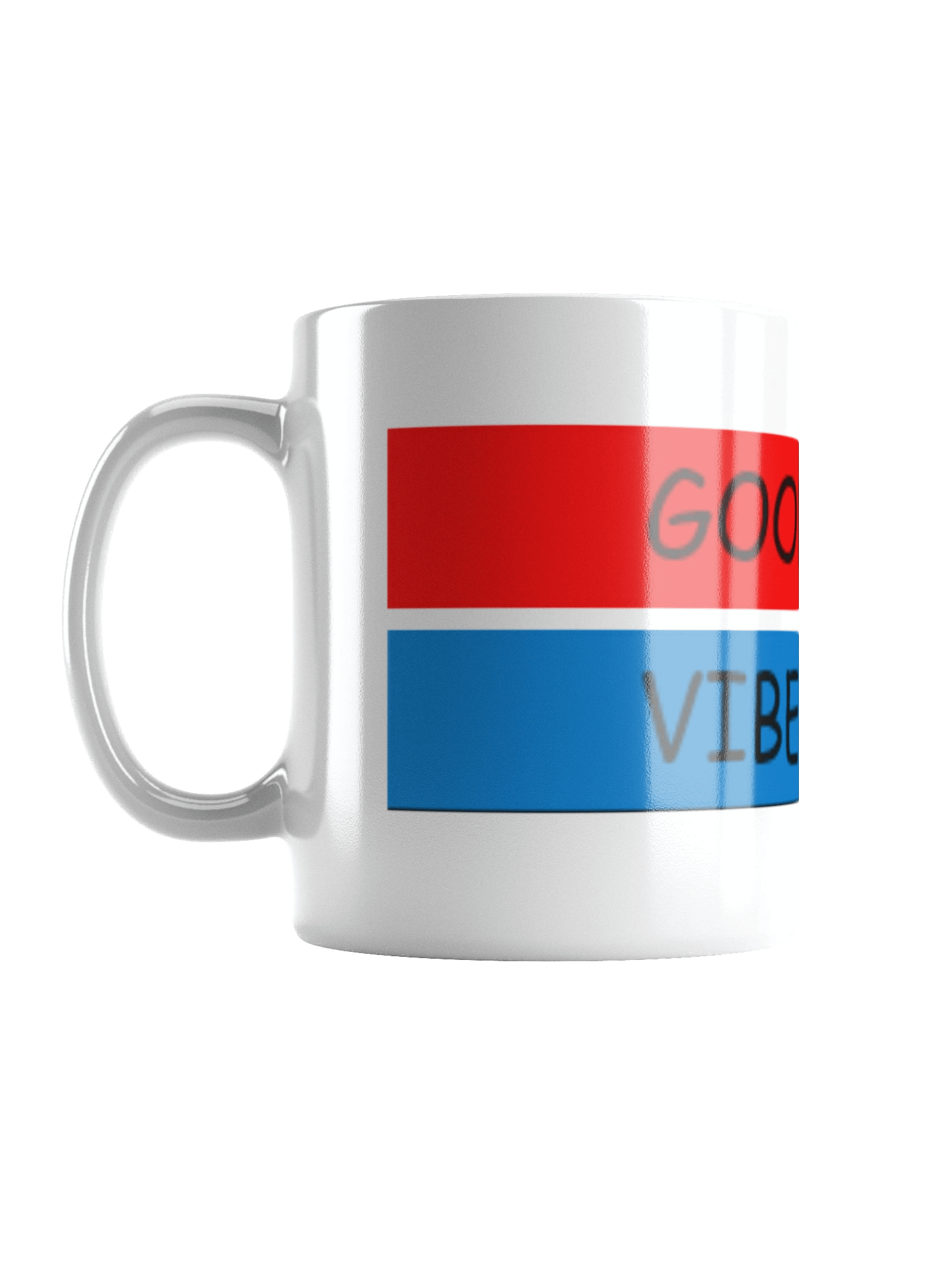 Good Vibes Split Color Mug product image (1)