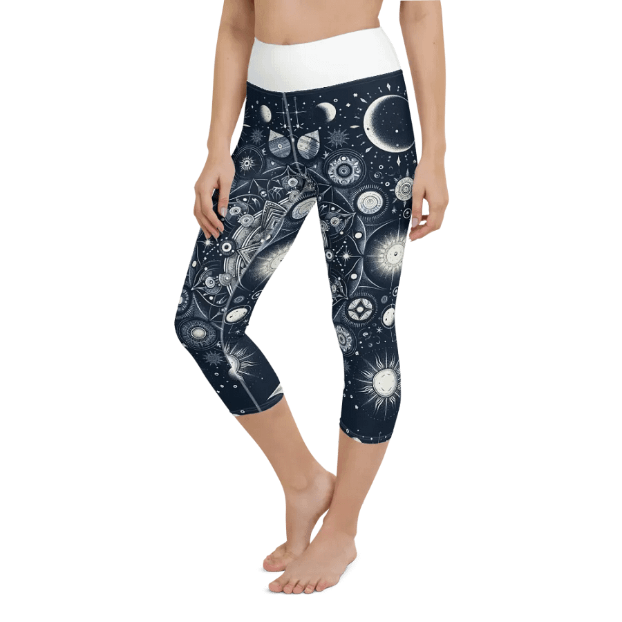 All-Over Print Yoga Capri Leggings product image (3)