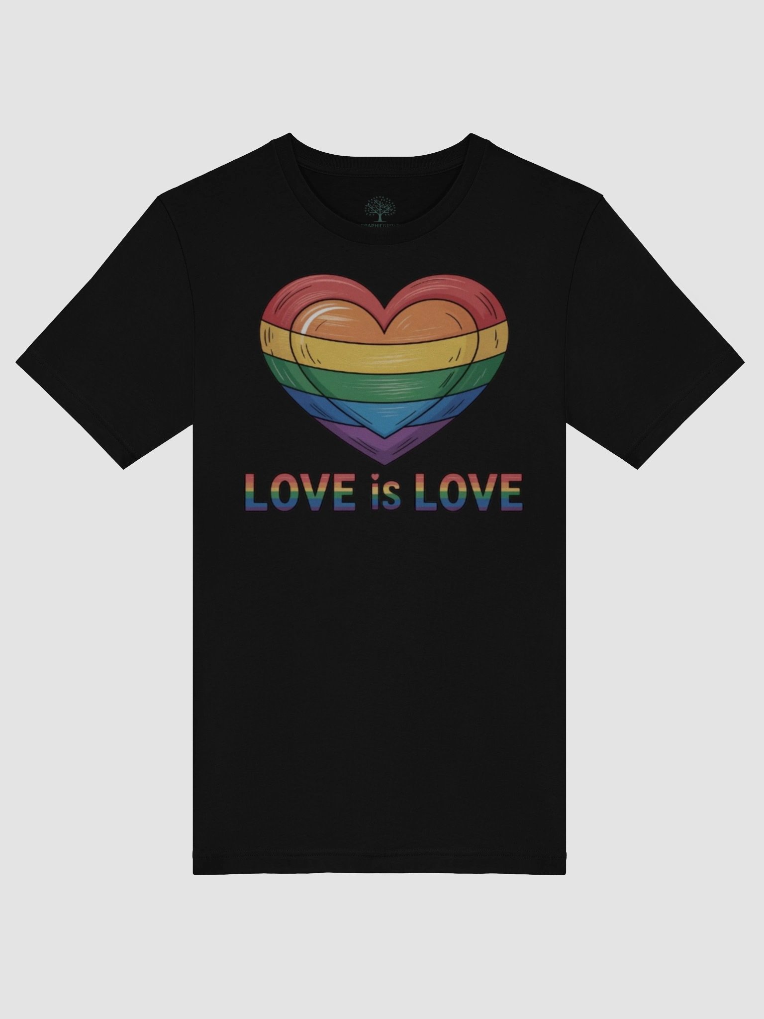Unisex Love Is Love Rainbow Heart Pride T-Shirt product image (45)