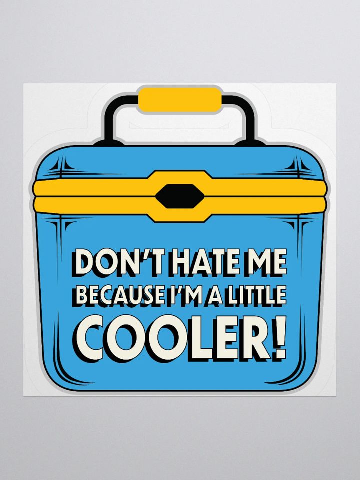 Cooler Vibes Kiss Cut Stickers product image (2)