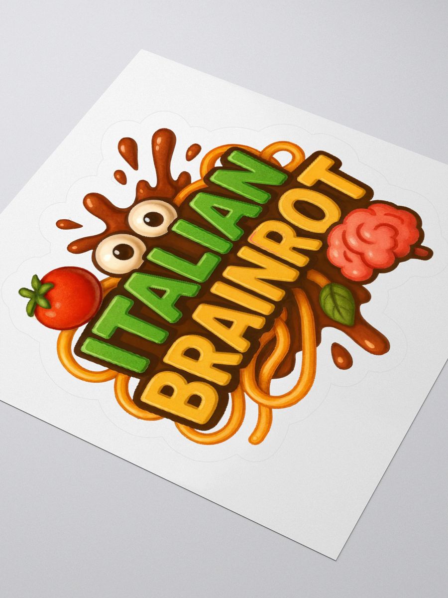 Italian Brainrot Logo Sticker product image (10)